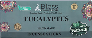 100% Natural Incense Sticks Handmade Hand Dipped The Best Scent (Eucalyptus)