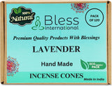 100%-Natural-Incense-Cones Handmade-Hand-Dipped The-Best-scents (Lavender)