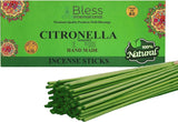 100% Natural Incense Sticks Handmade Hand Dipped The Best Scent (Citronella)