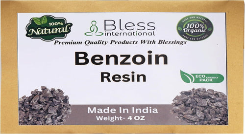 Premium-Grade-A-Indian-Benzoin-Resin-by-Bless-International 100%-Pure-Natural-Organic Tree-Sap-Gum-Incense-Solid-Crystals Sacred-Aroma-for-Meditation