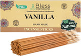 100% Natural Incense Sticks Handmade Hand Dipped The Best Scent (Vanilla)