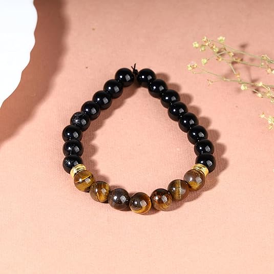 Bless International Gemstone Bracelet Tiger Eye for Couples