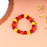 Bless International Red Garnet Gemstone Bracelet