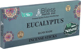 100% Natural Incense Sticks Handmade Hand Dipped The Best Scent (Eucalyptus)