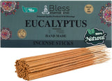 100% Natural Incense Sticks Handmade Hand Dipped The Best Scent (Eucalyptus)