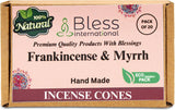 100% Natural Incense Cone Handmade Hand Dipped The Best Scent (Frankincense and Myrrh)