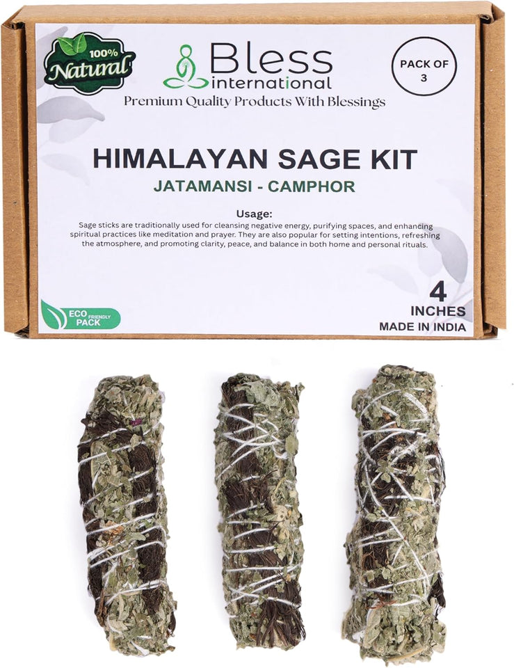 Himalayan Sage Incense 4 Inches Long (Jatamansi - Camphor)