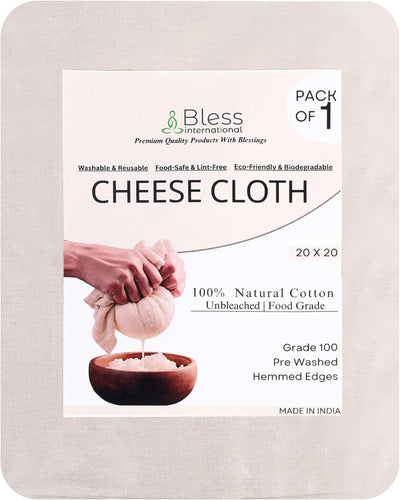Premium Cotton Cheese Cloth (20x20 Inch)
