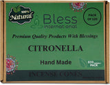 100% Natural Incense Cone Handmade Hand Dipped The Best Scent (Citronella)