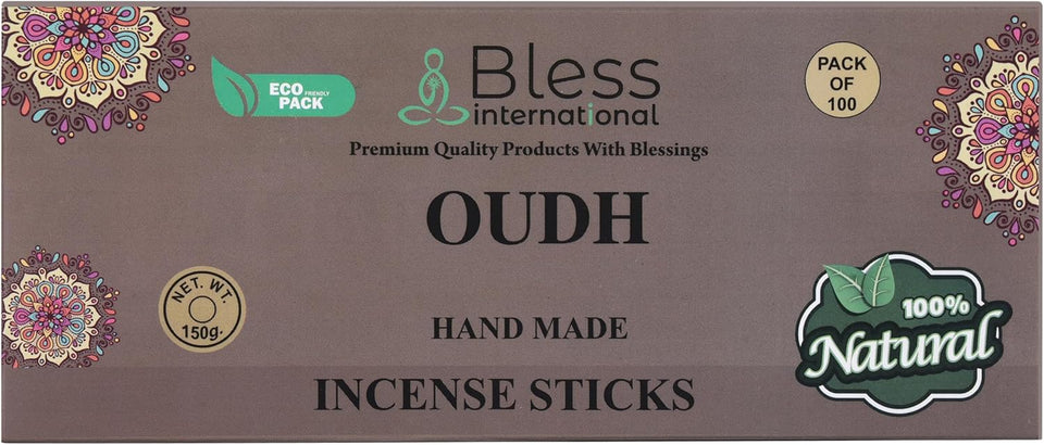 100% Natural Incense Sticks Handmade Hand Dipped The Best Scent (Oudh)
