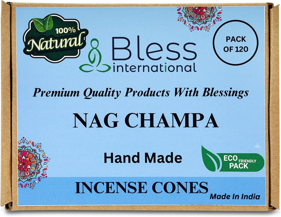 100% Natural Incense Cone Handmade Hand Dipped The Best Scent (Nag Champa)