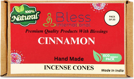 100% Natural Incense Cone Handmade Hand Dipped The Best Scent (Cinnamon)