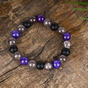 Bless International Amethyst Gemstone Bracelet