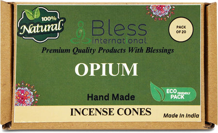 100% Natural Incense Cone Handmade Hand Dipped The Best Scent (Opium)