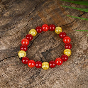 Bless International Red Garnet Gemstone Bracelet