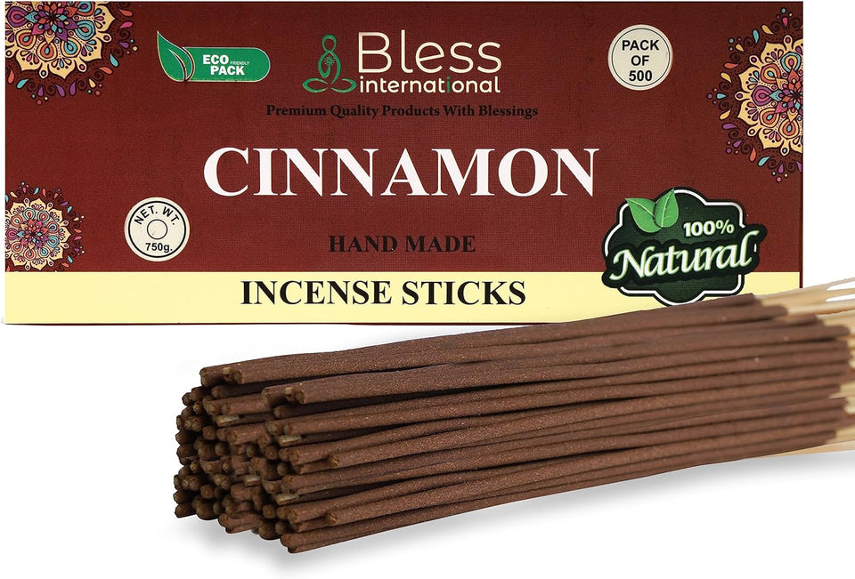 100% Natural Incense Sticks Handmade Hand Dipped The Best Scent (Cinnamon)