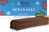 Bless-Ocean-Salt-Incense-Sticks 100%-Natural-Handmade-Hand-Dipped-Incense-Sticks Organic-Chemicals-Free for-Purification-Relaxation-Positivity-Yoga-Meditation