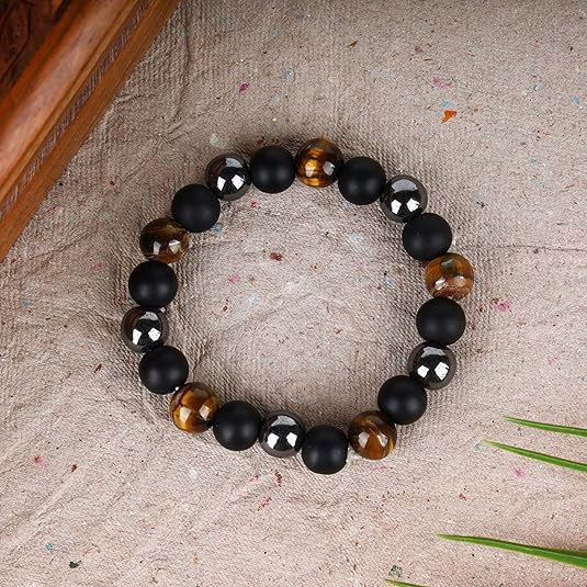 Bless International Hematite Gemstone Bracelet