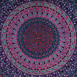 Bless International Indian-hippie-gypsy Bohemian-psychedelic Cotton-mandala Wall-hanging-tapestry-multi-color Large-mandala Hippie-tapestry (Purple Pink)