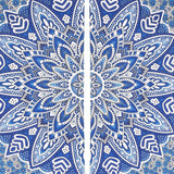 Bless International Beautiful Indian Bohemian Psychedelic Hippie Ombre Window Curtain Panels for Bedroom, Living, Balcony (Blue Passion Flower (38x83 Inches)(96x210 Cms))