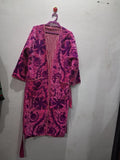 Royal Pink Hand Embroidered Kimono