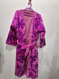 Royal Pink Hand Embroidered Kimono