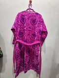 Royal Pink Hand Embroidered Kimono
