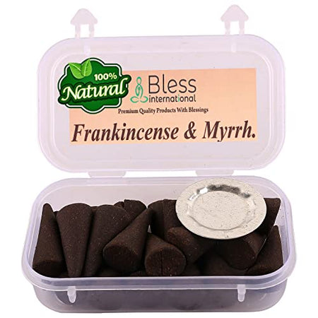 100% Natural Incense Cone Handmade Hand Dipped The Best Scent (Frankincense and Myrrh)