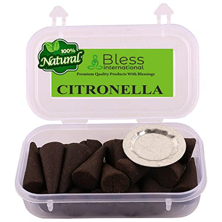 100% Natural Incense Cone Handmade Hand Dipped The Best Scent (Citronella)