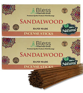 100% Natural Incense Sticks Hand made Hand Dipped (Sandalwood) Premium Fragrance