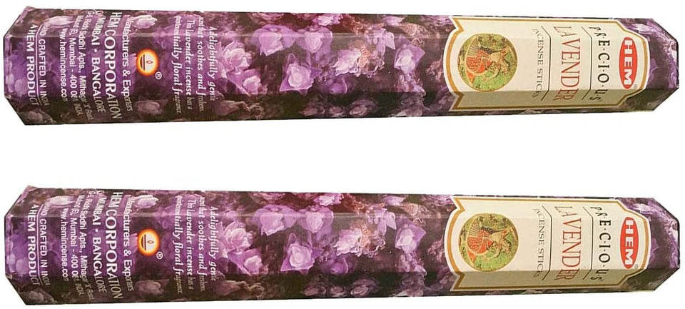 Hem Incense Sticks Hand Rolled The Best Sent (Precious Lavender)
