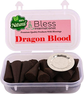 100% Natural Incense Cone Handmade Hand Dipped The Best Scent (Dragon Blood)