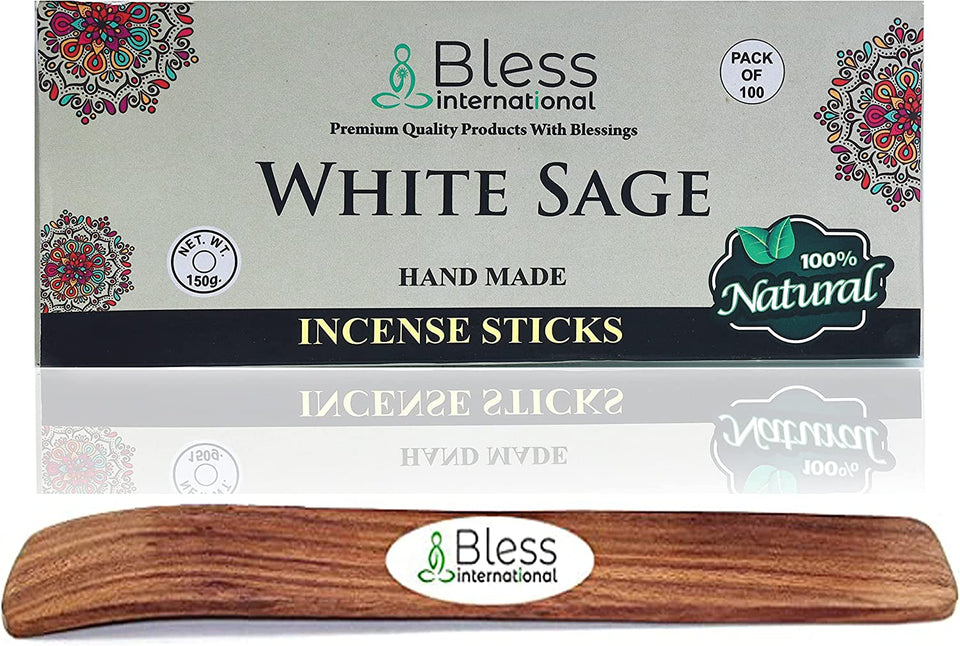 100% Natural Incense Sticks Hand made Hand Dipped (White Sage) Premium Fragrance