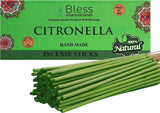 100% Natural Incense Sticks Hand made Hand Dipped (Citronella) Premium Fragrance