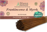 100% Natural Incense Sticks Hand made Hand Dipped (Frankincense and Myrrh) Premium Fragrance