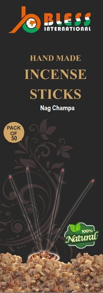 100% Natural Incense Sticks Handmade Hand Dipped The Best Scent (Nag Champa)